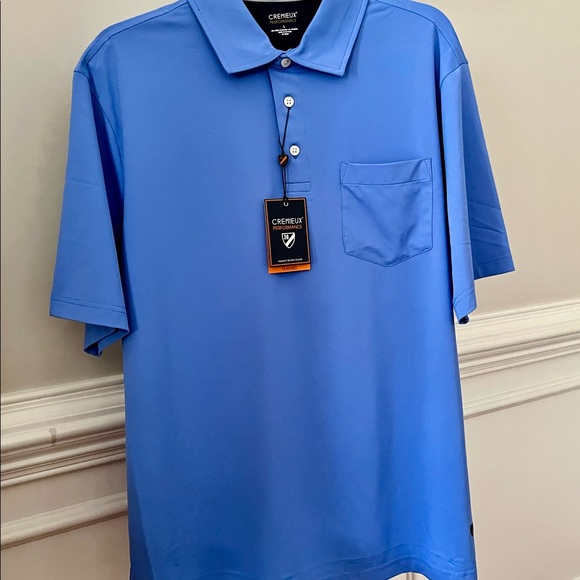 Daniel Cremieux Other - Cremieux Performance large men’s comfort cooling, beautiful color blue polo. NWT